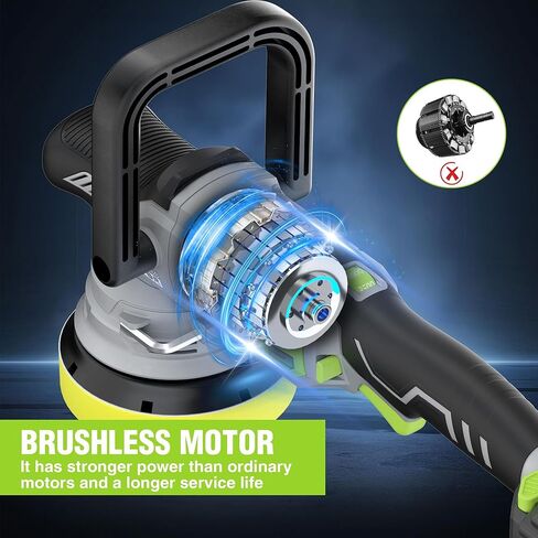 Workpro 5 "Cordless Car Buffer Collesher ، 20V Professional Loldless مع بطارية 4.0AH ، Orbital Pulidora de Autos inalambrica مع 7 سرعات ، طلاء عشوائي لتفاصيل السيارة ، الشمع in Saudi Arabia