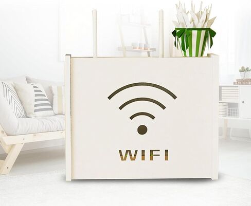 جهاز توجيه WiFi Hidden Box ، تخزين الجدار Nizer للأسلاك ، إدارة الكابلات المنزلية ، RO تزيين in Saudi Arabia