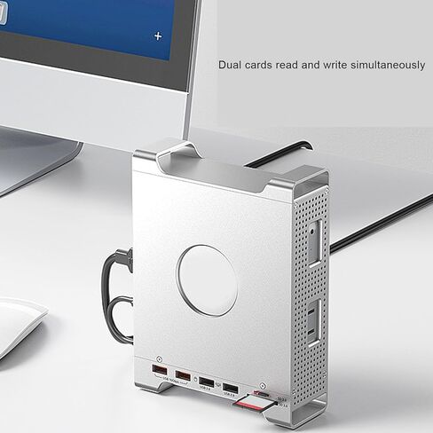 MINI M4 Stand Hub Dock ، مع SSD العلبة 10 جيجابت في الثانية USB3.2 لـ MINI M4 و M4 Pro 2024 مع 4K60Hz 8TB NVME SSD Support 2230 2242 2280mm in Kuwait
