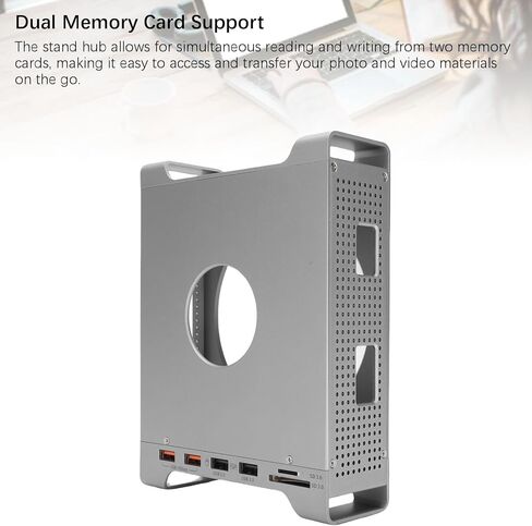 MINI M4 Stand Hub Dock ، مع SSD العلبة 10 جيجابت في الثانية USB3.2 لـ MINI M4 و M4 Pro 2024 مع 4K60Hz 8TB NVME SSD Support 2230 2242 2280mm in Kuwait