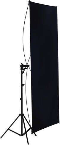 NEWER 35 "× 70"/90 × 180 سم استوديو صور الذهب/الفضة والأسود/أبيض عاكس الضوء المسطح مع قوس التدوير 360 درجة وحقيبة حمل in Saudi Arabia