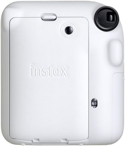 Fujifilm Instax Mini 12 Film Camera Clay White Backle مع فيلم فوري 20 ورقة صور مع حالة الكاميرا والملحقات هدية مثالية للأطفال ، فتاة في سن المراهقة والكبار in Saudi Arabia