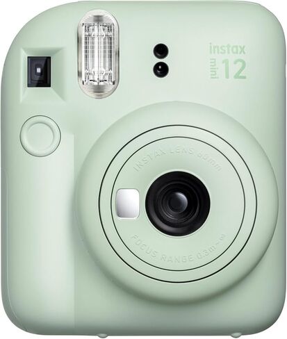 FUJIFILM INSTAX MINI 12 Film Camera Mint Green Bundle with Instant Film- 80 Photo Sheets with Camera Case and Accessories Ideal Gift for Kids, Teenage Girl & Adults in Saudi Arabia