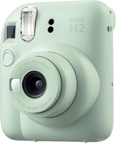 FUJIFILM INSTAX MINI 12 Film Camera Mint Green Bundle with Instant Film- 80 Photo Sheets with Camera Case and Accessories Ideal Gift for Kids, Teenage Girl & Adults in Saudi Arabia