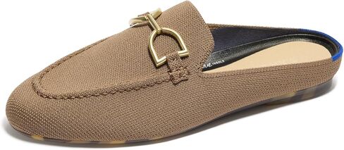 Rothy's The Double Bit Loafer Mule Women's Slip-On Shoes | Rounded-Toe Flats, Sustainable & Washable, Made with Recycled Plastic Bottles in Saudi Arabia