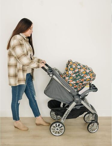 Konssy Baby Car Seat Covers- Multi-use Carseat Canopy for Babies, Stretchy Infant Carseat Cover Boy, Shower Gifts for Unisex Boys and Girls in Saudi Arabia