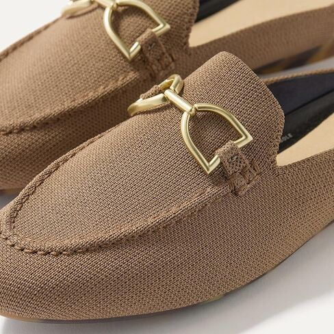 Rothy's The Double Bit Loafer Mule Women's Slip-On Shoes | Rounded-Toe Flats, Sustainable & Washable, Made with Recycled Plastic Bottles in Saudi Arabia