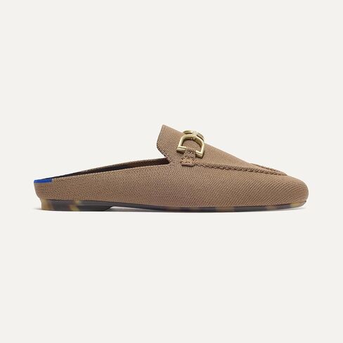 Rothy's The Double Bit Loafer Mule Women's Slip-On Shoes | Rounded-Toe Flats, Sustainable & Washable, Made with Recycled Plastic Bottles in Saudi Arabia