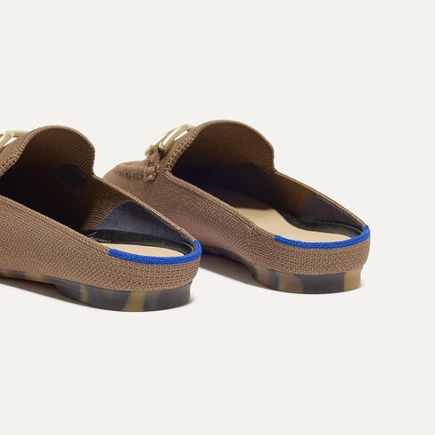 Rothy's The Double Bit Loafer Mule Women's Slip-On Shoes | Rounded-Toe Flats, Sustainable & Washable, Made with Recycled Plastic Bottles in Saudi Arabia