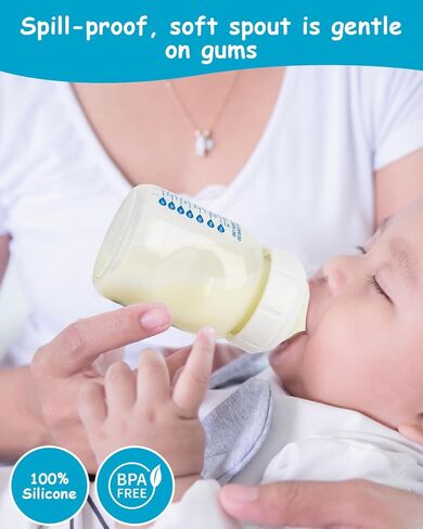 Silicone Nipple for Dr. Brown's Natural Flow Level 3 Wide-Neck Baby Bottle, 6m+, Fast Flow, 6 Count in Saudi Arabia