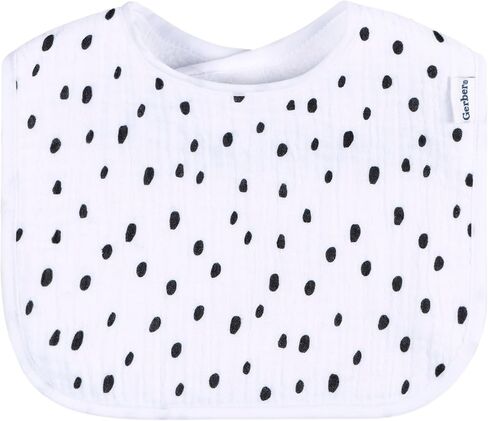 Gerber Unisex Baby Muslin 8 Pack Drooling Bibs in Saudi Arabia