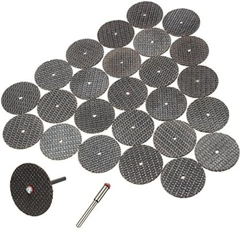 25Pcs Resin Cutting Wheel Disc + Mandrel Rotary Tool in Saudi Arabia