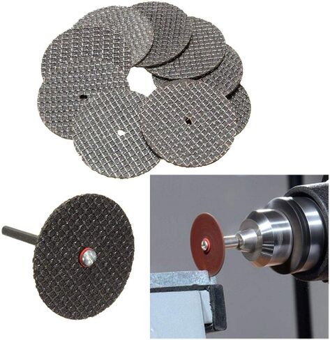 50pcs قطع العجلة الأسود 32 مم مع 2 بتات mandrel لمجموعة أدوات الدوار D in Saudi Arabia