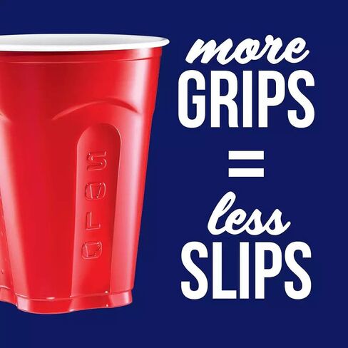 SOLO Cup Company Red Squared Plastic Party, 18 Ounce, 200 Count in Saudi Arabia
