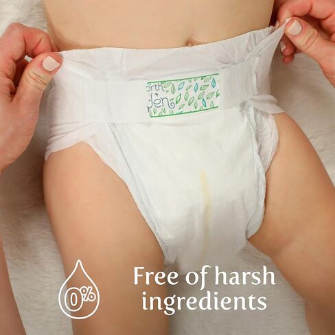 Earth & Eden Sensitive | Eco-Conscious & Hypoallergenic Diapers | Size 5 | 172 Count in Saudi Arabia
