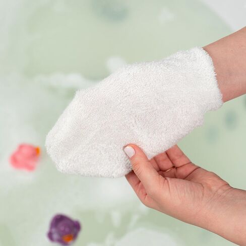 Hypoallergenic Natural Baby Sponge & Wash Cloth Set for Bath — Ultra-Soft, Gentle, Safe for Newborns, Infants & Sensitive Skin in Saudi Arabia