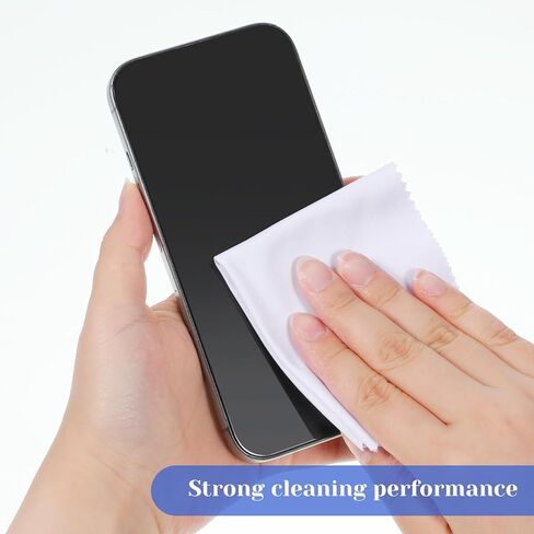 20 Pack Eyeglass Cleaning Cloth Lens Cleaning Cloth Microfiber White Soft Cleanings Wipes for Electronics Screens Cameras Eyeglasses Cell Phone in Saudi Arabia