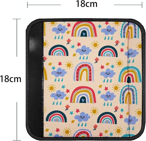 2 Pack VegaPunkLab Seat Straps Shoulder Pads for Kids - Seat Belt Cover Pad, Strap Wrap Cover for Bogg Bag, Perfect for Car Booster Seats, Strollers, High Chair, Backpacks, and More, Wild Flower in Saudi Arabia