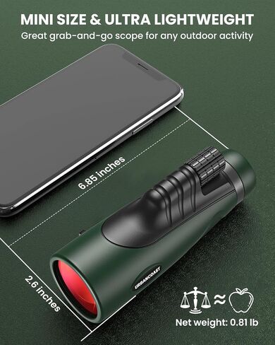 15x54 Monoculars for Adults High Powered, Compact Waterproof Telescope | HD Monocular Telescope with BAK4 Prism & FMC Lens for Bird Watching, Hunting, Hiking and Camping - Waterproof and Fogproof in Saudi Arabia