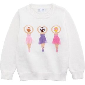 Mud Pie Baby Girls Kids Ballerina Sweater in Kuwait