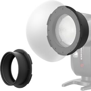 حلقة محول مغناطيسي مستديرة من Neewer Round Flash ، مرفق مصباح Magnetic Magnetic Magnetic Magnetic متوافق مع Godox V1/V1 Pro Neewer Z1 Z2 Series Round Feadlight ، CRS13 in Kuwait