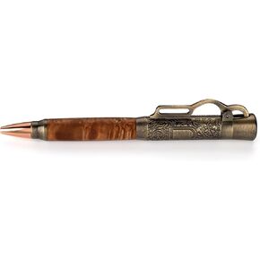 WOODRIVER Project Kit - Lever Action Ballpoint Pen, Antique Brass in Kuwait