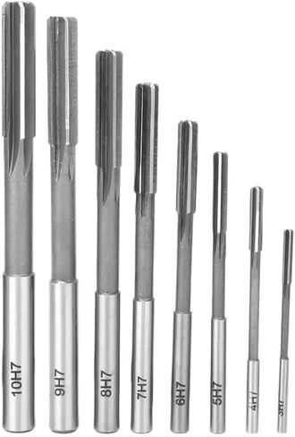 8pcs chucking reamer h7 machine set 3-10mm strale shank chucking reamer metal cutter tool tool in Kuwait
