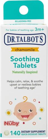 Nuby Chamomile Soothing Tablets, Quick Dissolve, 140 Count in Saudi Arabia