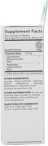 Nuby Chamomile Soothing Tablets, Quick Dissolve, 140 Count in Saudi Arabia
