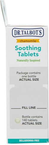 Nuby Chamomile Soothing Tablets, Quick Dissolve, 140 Count in Saudi Arabia