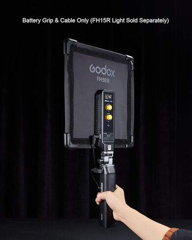 إكسسوارات Godox ML100BI ، BG02 Battery Grip Kit ، 95WH/6600MAH ، منافذ USB-C و D-TAP ، 1/4 "-20 إلى 5/8" ، محول USB-C و D-TAP مع ML60IIBI ، ML100BI ، ML100R ، FH50BI ، FH50R ، in Saudi Arabia