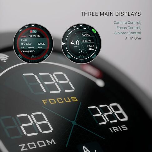 Tilta Nucleus Nano II Hand Wheel Controller | السيطرة على محركات متعددة | شاشة تعمل باللمس | اتبع وحدة التحكم في التركيز/FIZ | WLC-T05-HWC in Saudi Arabia