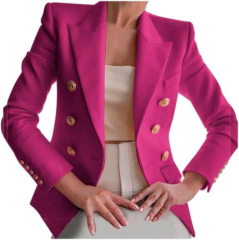 Women Business Casual Blazers Long Sleeve Lightweght Work Suit Jackets Button Down Open Front Work Blazers Trendy in Kuwait
