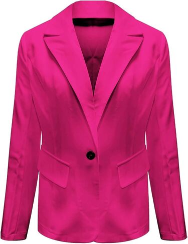 Womens Blazers for Work Casual Open Front Blazer Cropped Long Sleeve Light Weight Jacket Lapel Collar Cardigan Jackets in Kuwait