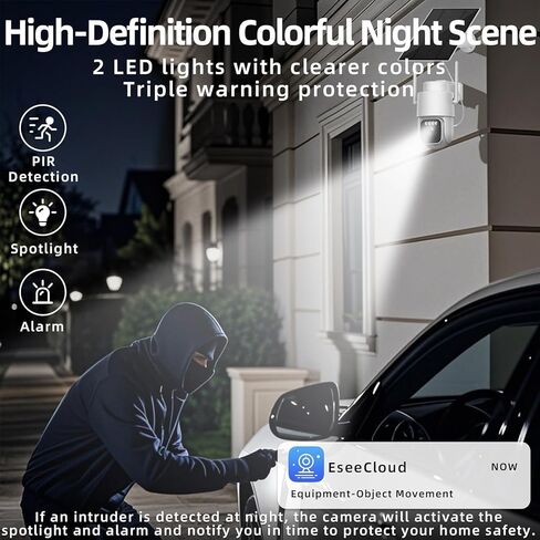 LCLCTEK® Solar 4G Security Cameras Kit Wireless Outdoor ، نظام أمان منزلي فيديو 2K/4MP مع 4 كاميرات شمسية ، رؤية ليلية ، صوت ثنائي ، مستشعر PIR ، دعم بطاقة SIM 4G ، خطوة واحدة للاستخدام ، التحكم في التطبيق in Kuwait