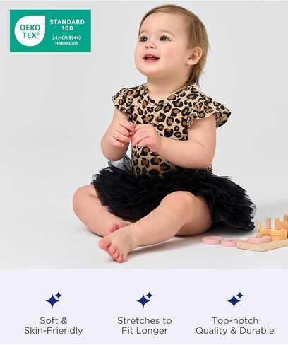 Baby Tutu Skirt for Girls Soft and Fluffy Toddler Infant Baby Tulle Skirt with Diaper Cover in Saudi Arabia