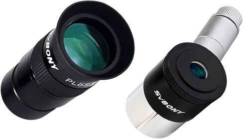 SVBONY Reticle Eyepiece 1.25 inches Illuminated Eyepiece Bundle with Telescope Eyepiece 40mm 40 Degree Apparent Field, for Astronomical Observation in Saudi Arabia