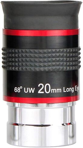 Svbony 20mm Telescope Eyepiece 68 درجة فائقة الزاوية ، حزمة مع العدسة 6 مم in Saudi Arabia