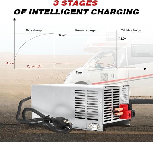 WF-9855,55 Amp RV Power Converter for Lead-Acid Battery,Compatible with WF-9855,WF-9855-AD,WF-9855-AD-CB&Other WF-9800 Series Power Converter in Kuwait