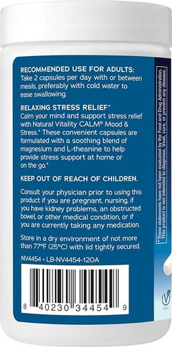 مكملات المغنيسيوم الطبيعية الحيوية الهادئة للنوم، الميلاتونين وسيترات المغنيسيوم، كبسولات المساعدة على النوم، خالية من الغلوتين، نباتية، غير معدلة وراثيًا، تساعد الجسم على النوم بسهولة، 120 كبسولة in Kuwait