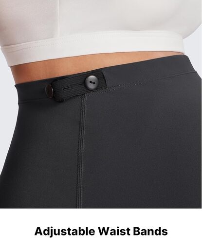 G4free Fleece مبطن يوجا الأمومة على الساق على نطاق واسع الساق الحمل بنطلون العمل مع جيوب in Saudi Arabia