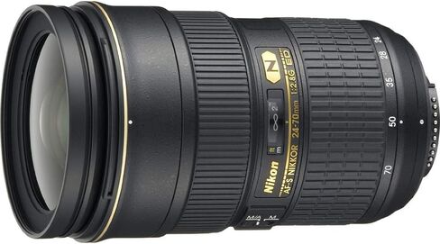Nikon Nikkor 24-70mm f/2.8 G Ed + Filter Kit + Cap Keeper + Keying Kit (متجددة) in Saudi Arabia