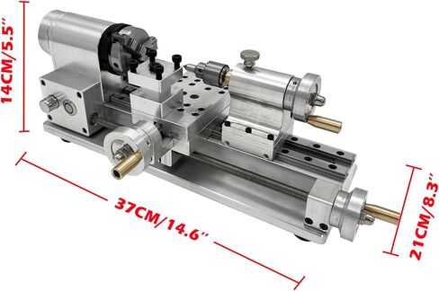 DIY Mini Lathe, 0.43"(11mm) Spindle Through Hole, Home Woodworking Homemade Small Lathe Micro Lathe 110V in Saudi Arabia