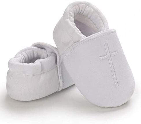 Baby Baptism Cross Sneaker Shoes & Socks, White Christening Baptism Sets for Baby,3Pcs in Kuwait