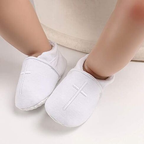 Baby Baptism Cross Sneaker Shoes & Socks, White Christening Baptism Sets for Baby,3Pcs in Kuwait