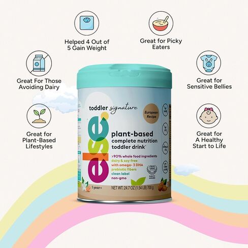 Else Nutrition Signature Toddler Formula-مصنوعة في أوروبا ، صيغة الأطفال الممتازة من 12 إلى 36 شهرًا ، صيغة أطفال خالية من الألبان ، خالية من اللاكتوز ، الوصفة الأوروبية | (حزمة 1) in Kuwait