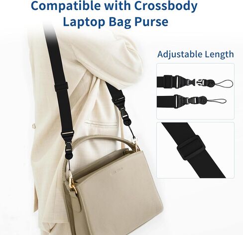Adjustable iPad Binocular Camera Strap, Comfortable Shoulder Strap Nylon Neck Lanyard for iPad/Samsung Tablet Case,Crossbody Laptop Luggage Bag(Black) in Saudi Arabia