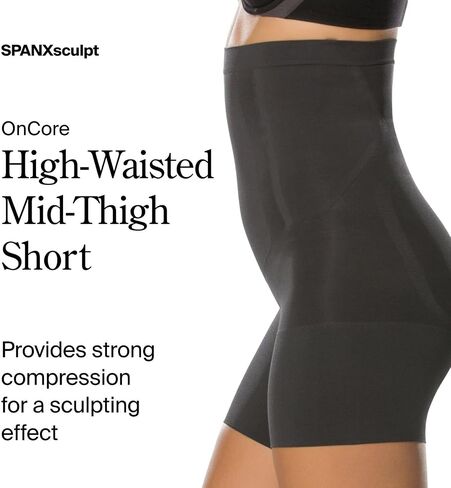 ملابس داخلية من SPANX للنساء من Oncore شورت عالي الخصر لمنتصف الفخذ in Kuwait