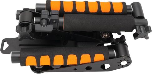 Asixxsix Universal Shoulder Rig Kit, Camera Shoulder Mount Kit for DSLR Video Camcorder Stabilizer, Adjustable Brackets & Handles, Anti Shake Aluminum Alloy Support System in Kuwait