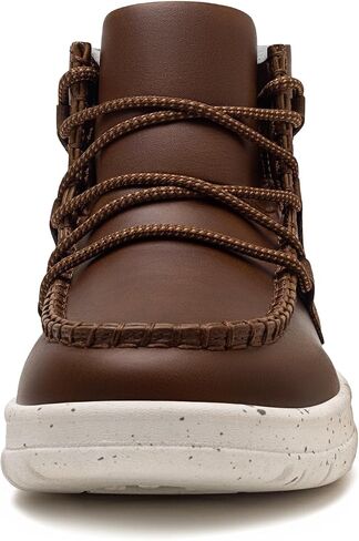 Athlefit Lace's Lace Up Otkle Boots غير رسمية مريحة خفيفة الوزن المشي مسطح الجوارب في الكاحل in Saudi Arabia